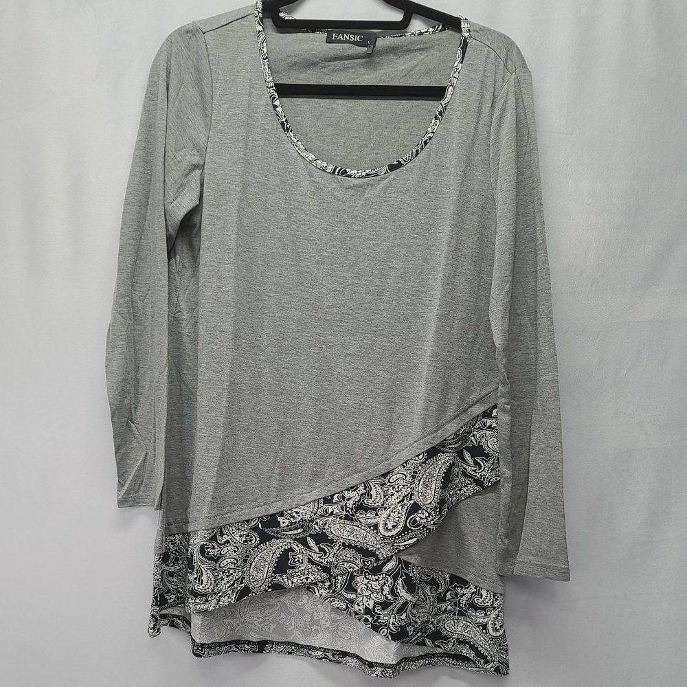 Paisley & Grey Tunic style T-Shirt